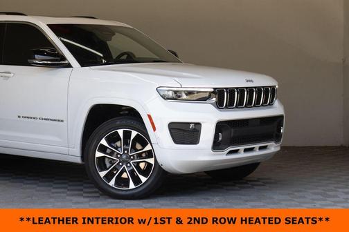 Bright White Clearcoat 2022 Jeep Grand Cherokee L Overland