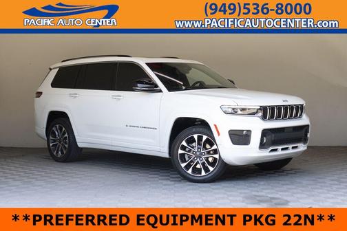 Bright White Clearcoat 2022 Jeep Grand Cherokee L Overland