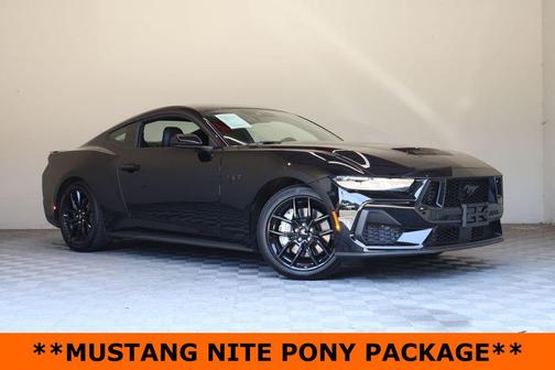 Shadow Black 2025 Ford Mustang GT