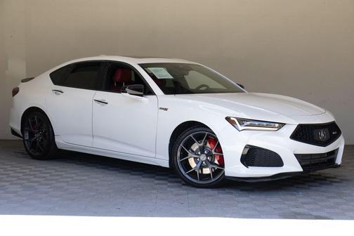 White 2021 Acura TLX Type S