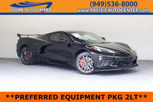 Black 2025 Chevrolet Corvette Stingray w/2LT