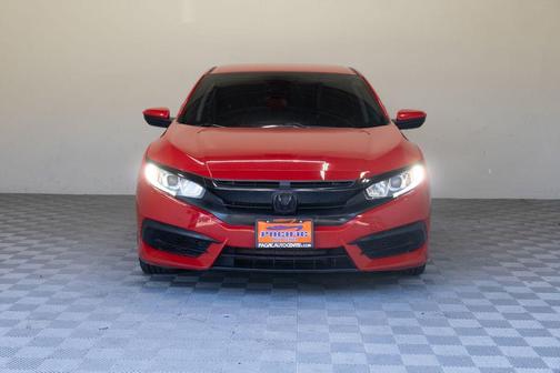 Red 2017 Honda Civic LX