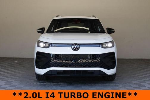 Opal White Pearl Effect 2025 Volkswagen Tiguan 2.0T SE R-Line Black