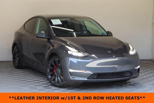 Gray 2023 Tesla Model Y Performance