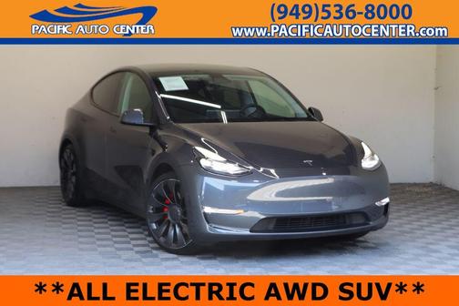 Gray 2023 Tesla Model Y Performance