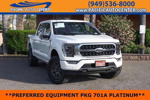 White Metallic 2021 Ford F-150 Platinum