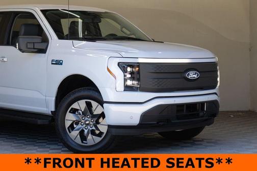 White Metallic 2025 Ford F-150 Lightning Flash