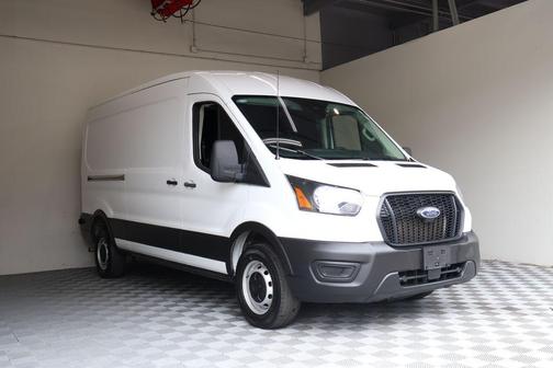 Oxford White 2024 Ford Transit-250 148 WB Medium Roof Cargo