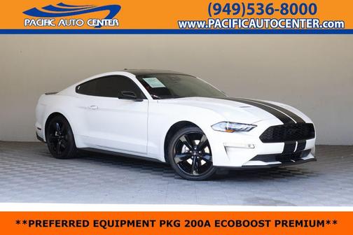 Oxford White 2021 Ford Mustang EcoBoost Premium