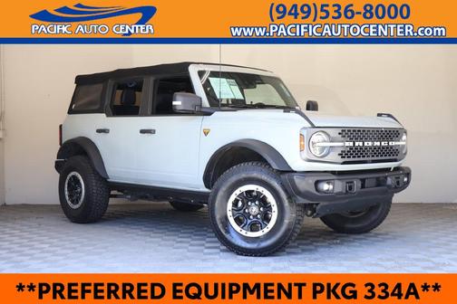 Light Gray 2022 Ford Bronco Badlands