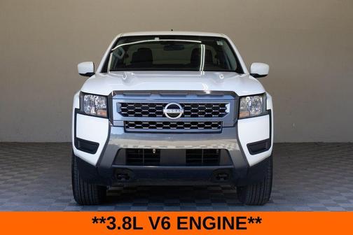 Glacier White 2025 Nissan Frontier SV