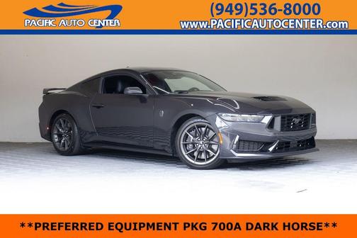 Dark Matter Gray Metallic 2024 Ford Mustang Dark Horse