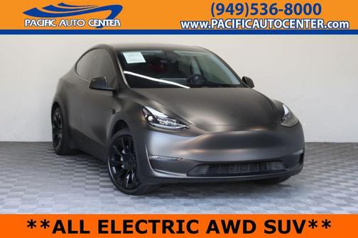Black 2025 Tesla Model Y Long Range