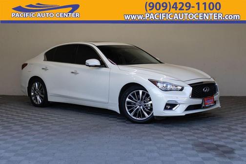Majestic White 2023 INFINITI Q50 LUXE