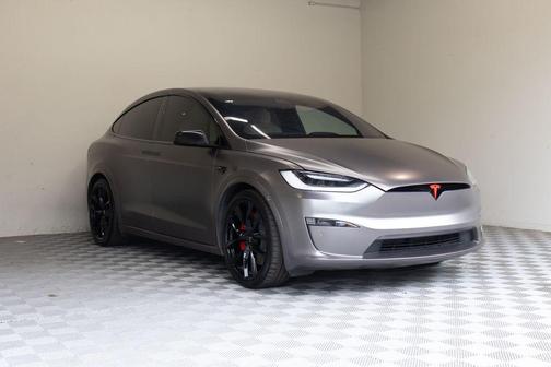 White 2022 Tesla Model X Plaid