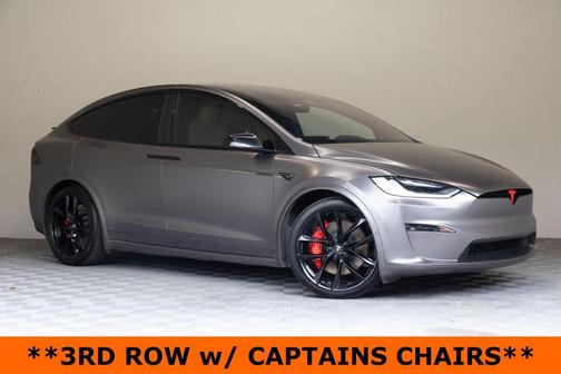 White 2022 Tesla Model X Plaid