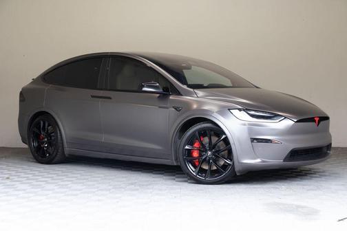 White 2022 Tesla Model X Plaid