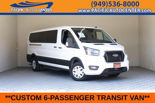 Oxford White 2023 Ford Transit-350 XLT