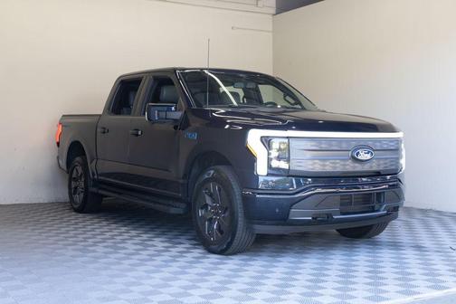 Blue Metallic 2024 Ford F-150 Lightning LARIAT