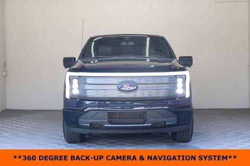 Blue Metallic 2024 Ford F-150 Lightning LARIAT
