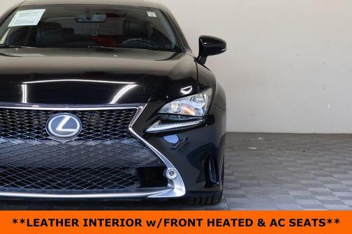 Black 2016 Lexus RC 350 Base