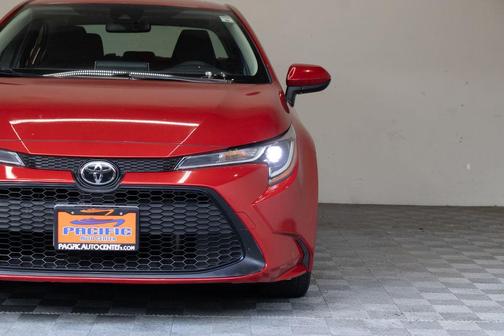 Barcelona Red Metallic 2021 Toyota Corolla LE