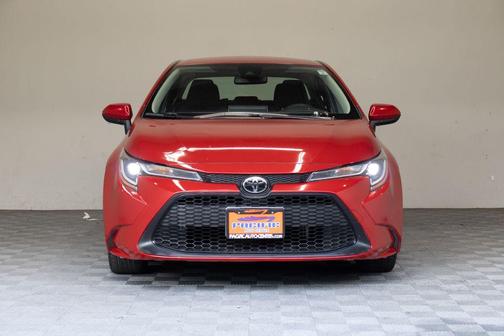 Barcelona Red Metallic 2021 Toyota Corolla LE
