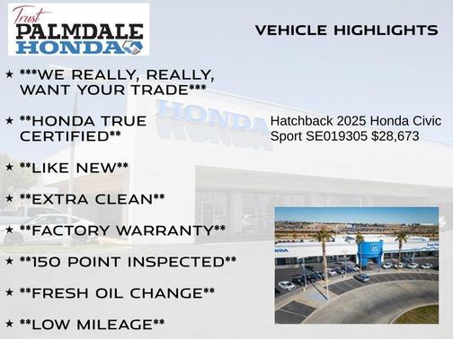 2025 Honda Civic Sport