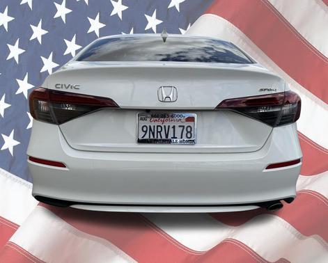 Platinum White Pearl 2025 Honda Civic Sport