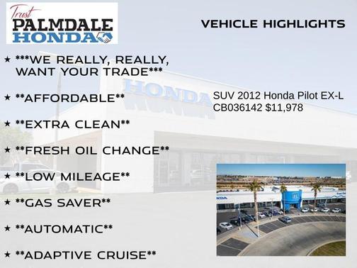 2012 Honda Pilot EX-L
