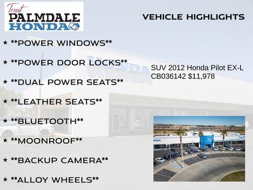 2012 Honda Pilot EX-L