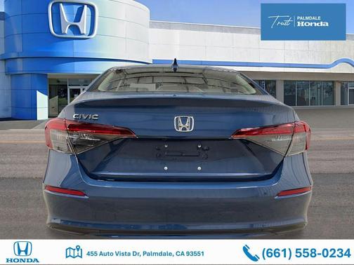 Blue Lagoon Pearl 2026 Honda Civic LX