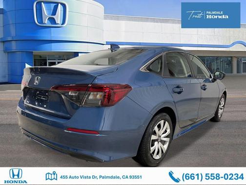 Blue Lagoon Pearl 2026 Honda Civic LX