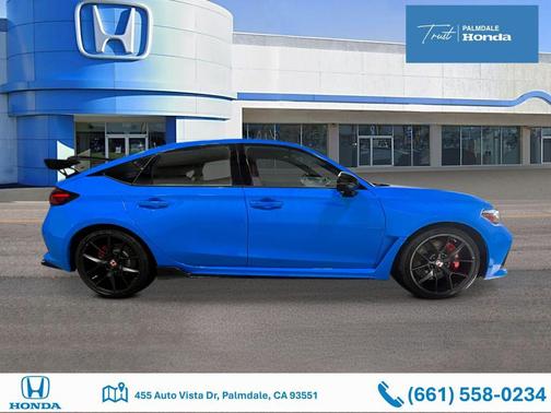 Boost Blue Pearl 2026 Honda Civic Type R