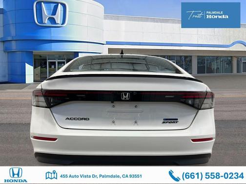 Platinum White Pearl 2026 Honda Accord Hybrid Sport