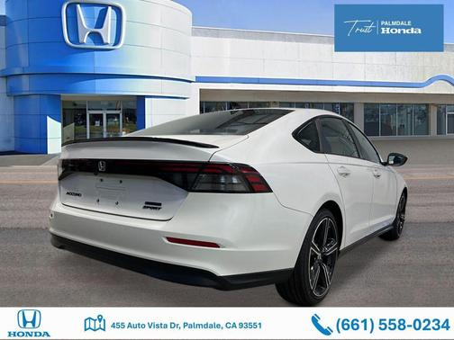 Platinum White Pearl 2026 Honda Accord Hybrid Sport