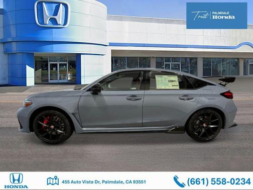 Sonic Gray Pearl 2026 Honda Civic Type R