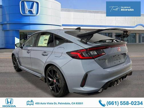 Sonic Gray Pearl 2026 Honda Civic Type R
