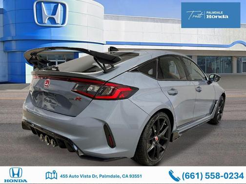Sonic Gray Pearl 2026 Honda Civic Type R