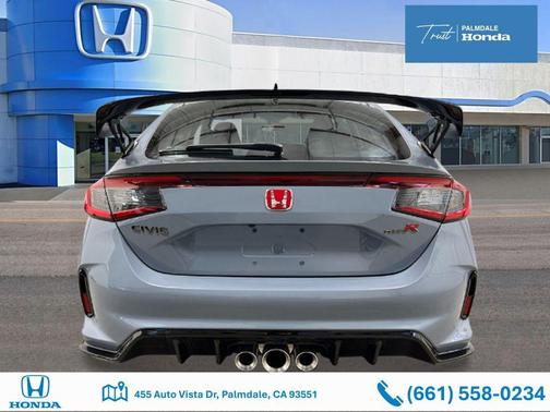 Sonic Gray Pearl 2026 Honda Civic Type R