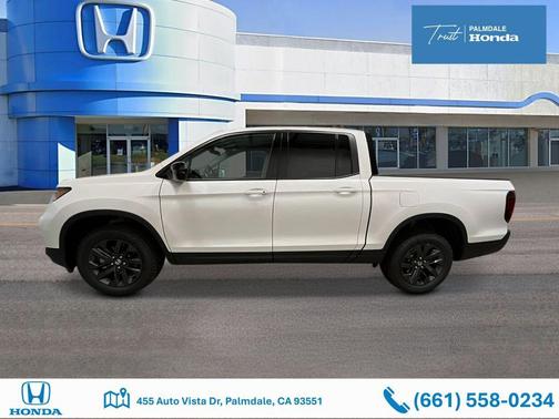 Platinum White Pearl 2026 Honda Ridgeline Sport