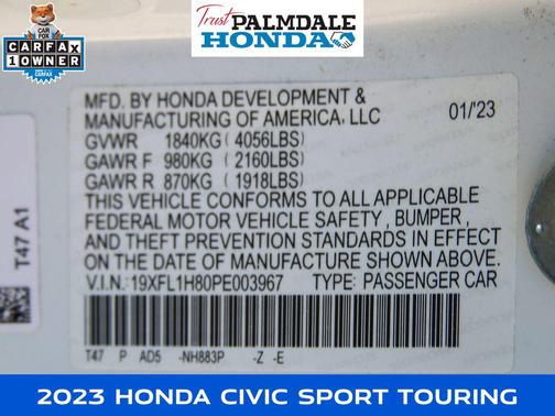 2023 Honda Civic Sport Touring