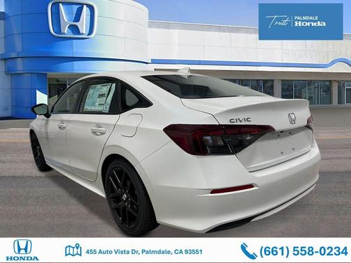 Platinum White Pearl 2026 Honda Civic Sport