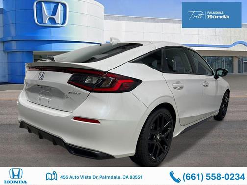 Platinum White Pearl 2026 Honda Civic Sport