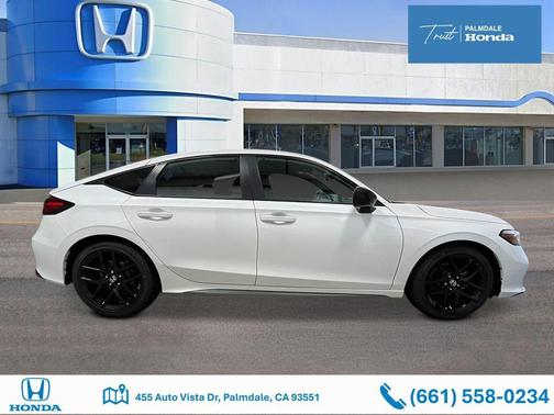 Platinum White Pearl 2026 Honda Civic Sport