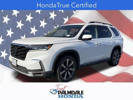 Platinum White Pearl 2023 Honda Pilot AWD Elite