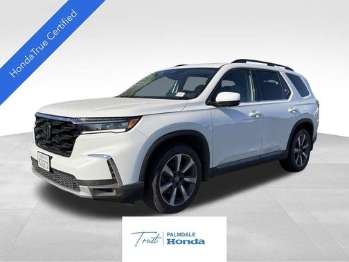 Platinum White Pearl 2023 Honda Pilot AWD Elite