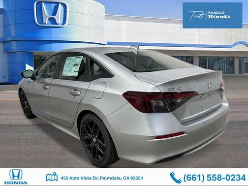 Solar Silver Metallic 2026 Honda Civic Sport