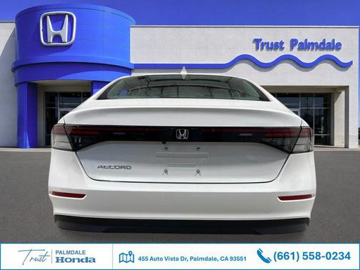 Platinum White Pearl 2026 Honda Accord LX 1.5T