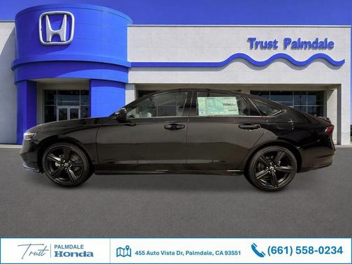Crystal Black Pearl 2026 Honda Accord Hybrid Sport-L